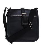 Luxury Burberry Shoulder Bag Leather Black Auth bs14162