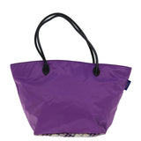 Luxury BurberrySs Nova Check Blue Label Tote Bag Nylon Purple Auth bs14287