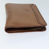 Luxury BurberrySs Clutch Bag Leather Brown Auth bs14350