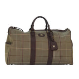 Luxury BurberrySs Nova Check Boston Bag Canvas Beige Auth bs15037