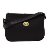 Luxury BurberrySs Shoulder Bag PVC Leather Brown Auth bs15062