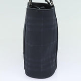 Luxury Burberry Nova Check Shoulder Bag PVC Black Auth bs15452