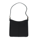 Luxury Burberry Shoulder Bag Leather Black Auth bs15614