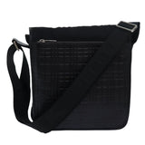 Luxury Burberry Shoulder Bag Nylon Black Auth bs15733