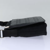 Luxury Burberry Shoulder Bag Nylon Black Auth bs15733