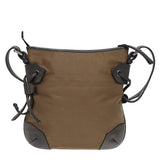 Luxury Burberry Shoulder Bag Nylon Beige Auth bs16057