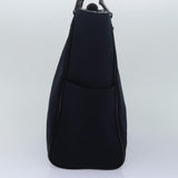 Luxury Burberry Tote Bag Canvas Black Auth bs16214
