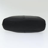 Luxury BurberrySs Hand Bag Leather Black Auth bs16614