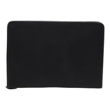 Luxury BurberrySs Clutch Bag PVC Black Gold Auth bs17440