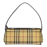 Luxury Burberry Nova Check Shoulder Bag PVC Beige Auth bs17559