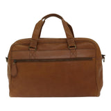 Luxury BurberrySs Boston Bag Leather Brown Auth bs17786