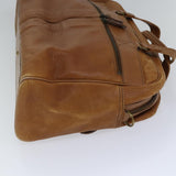 Luxury BurberrySs Boston Bag Leather Brown Auth bs17786