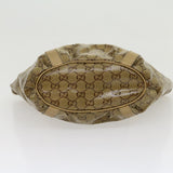 Gucci GG Canvas Tote Bag Beige Gold 211983204991 bs1798