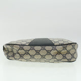 Gucci Sherry Line GG Canvas Clutch Bag PVC Leather Navy Red bs2972