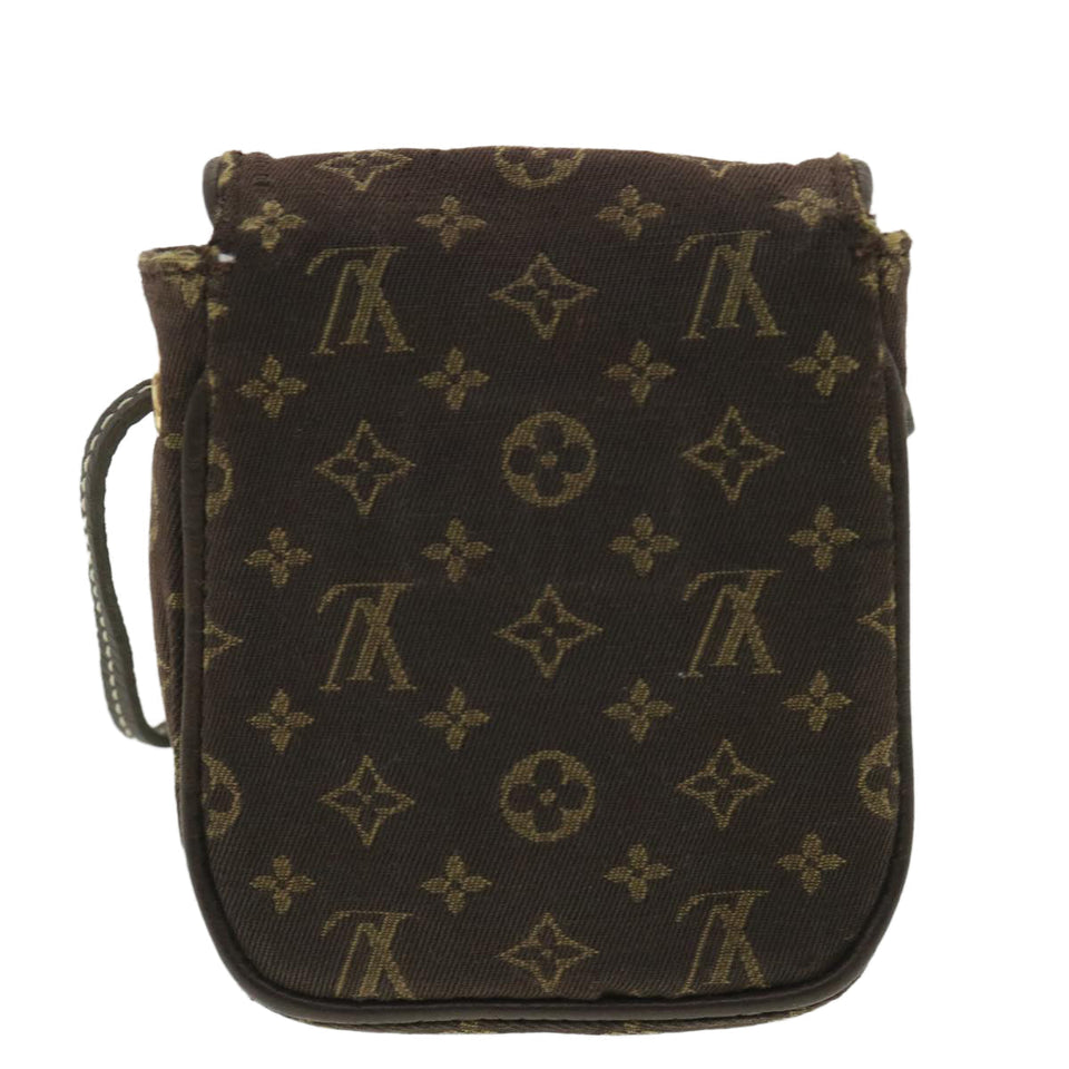 Louis Vuitton Monogram Mini Pochette Cancun Pouch Brown LV Auth bs4036 Clutch
