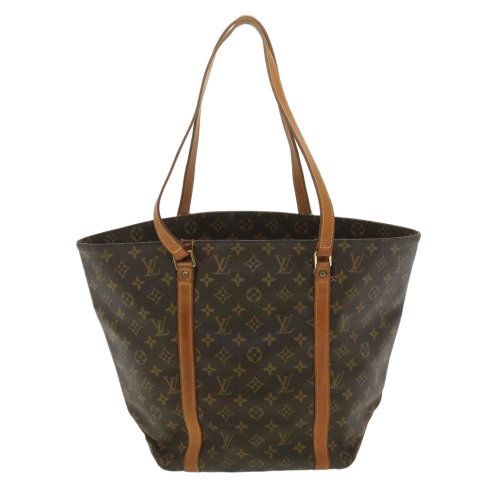 Louis Vuitton Monogram Sac Shopping Tote Bag LV Auth bs4083