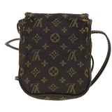 Louis Vuitton Monogram Mini Pochette Cancun Pouch Brown LV Auth bs4436 Clutch