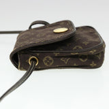 Louis Vuitton Monogram Mini Pochette Cancun Pouch Brown LV Auth bs4436 Clutch