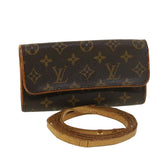 Louis Vuitton Monogram Pochette Twin PM Shoulder Bag LV bs4672