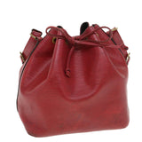 Louis Vuitton Epi Petit Noe Shoulder Bag Red LV bs4678