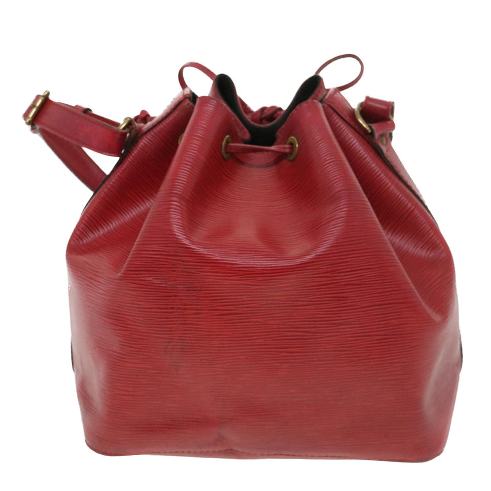 Louis Vuitton Epi Petit Noe Shoulder Bag Red LV bs4678