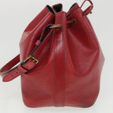 Louis Vuitton Epi Petit Noe Shoulder Bag Red LV bs4678