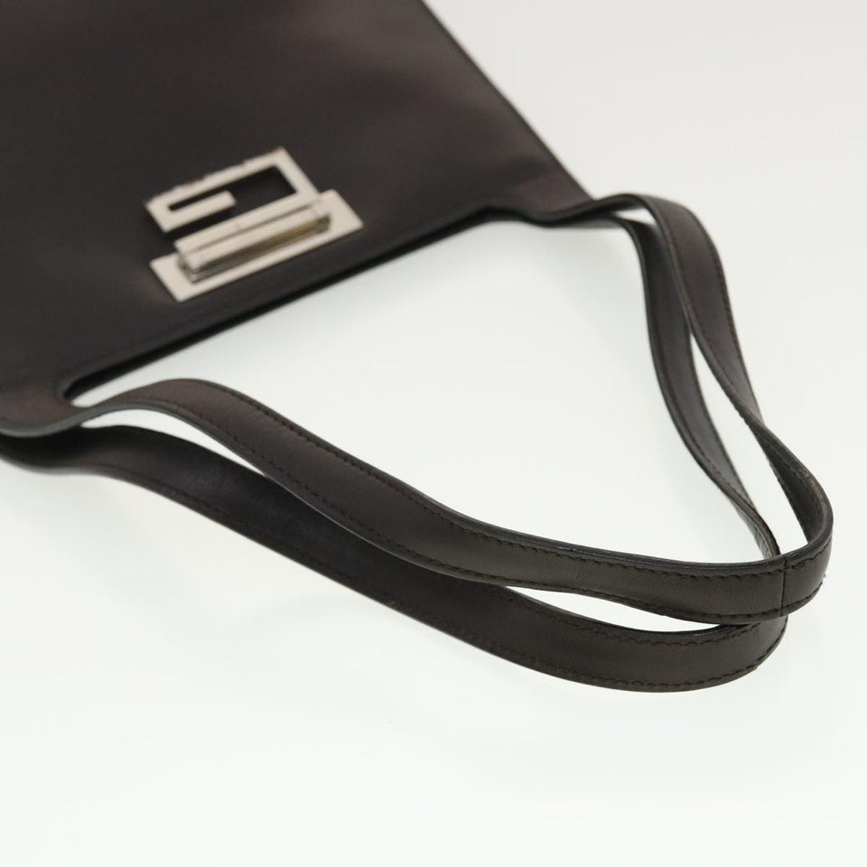 Gucci Shoulder Bag Leather Brown 001-3043-002113 bs4814
