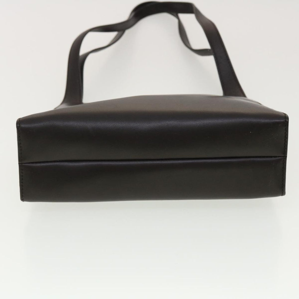 Gucci Shoulder Bag Leather Brown 001-3043-002113 bs4814