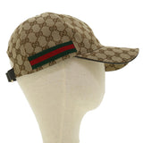 Gucci GG Canvas Cap L Beige 200035 bs4818
