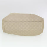 Gucci Gucci Shima GG Tote Bag Leather Beige 211944 bs4876