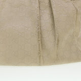 Gucci Gucci Shima GG Tote Bag Leather Beige 211944 bs4876