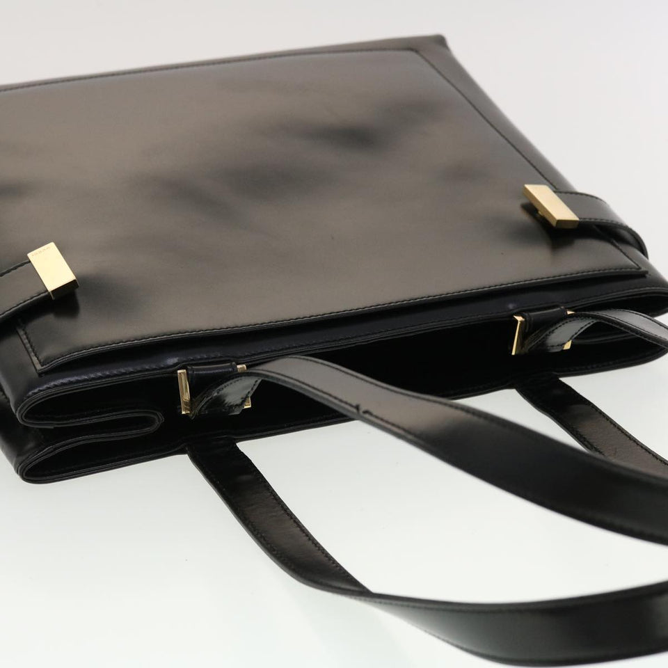 Gucci Shoulder Bag Leather Black 00221130333 bs5042