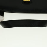 Gucci Hand Bag Leather Black bs5043