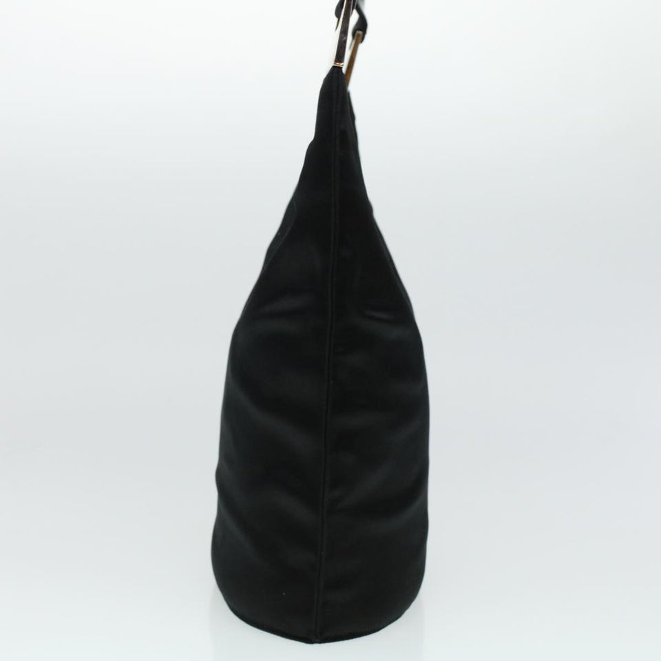 Gucci Shoulder Bag Canvas Black bs5045