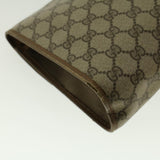 Gucci GG Canvas Web Sherry Line Clutch Bag Beige Red Green 8901031 bs5120