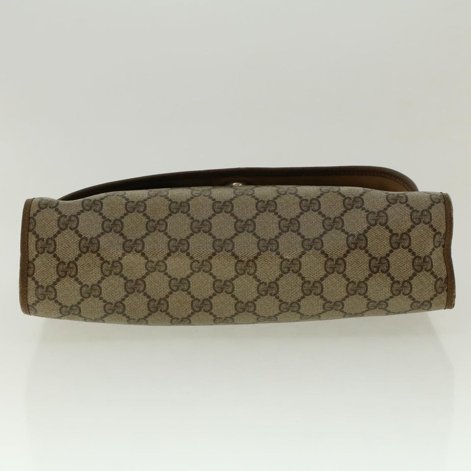 Gucci GG Canvas Web Sherry Line Clutch Bag Beige Red Green 8901031 bs5120