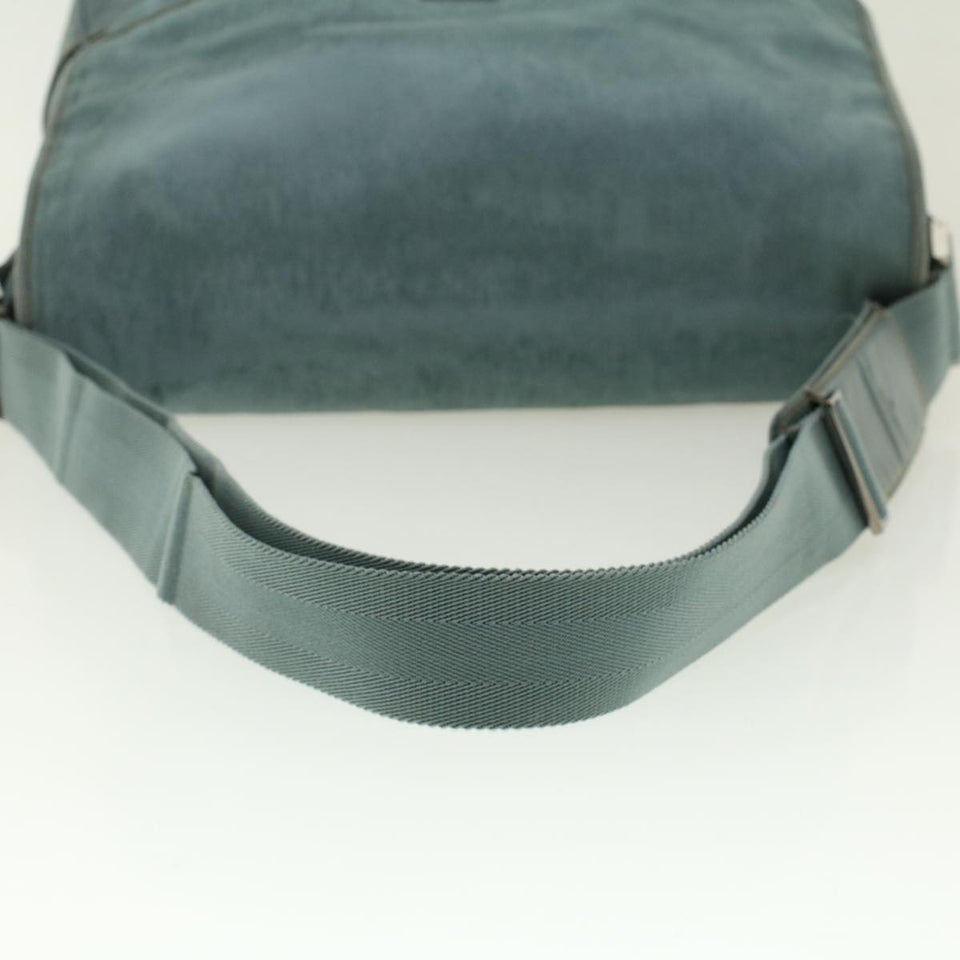 Gucci GG Canvas Guccissima Shoulder Bag Light Blue 162419 bs5126