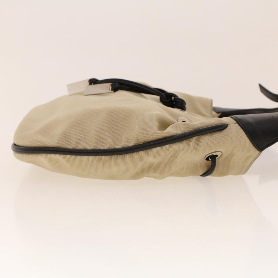 Gucci Shoulder Bag Nylon Beige bs5213