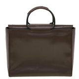 Gucci Hand Bag Leather Brown 00237541313 bs5271