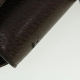 Gucci Hand Bag Leather Brown 00237541313 bs5271