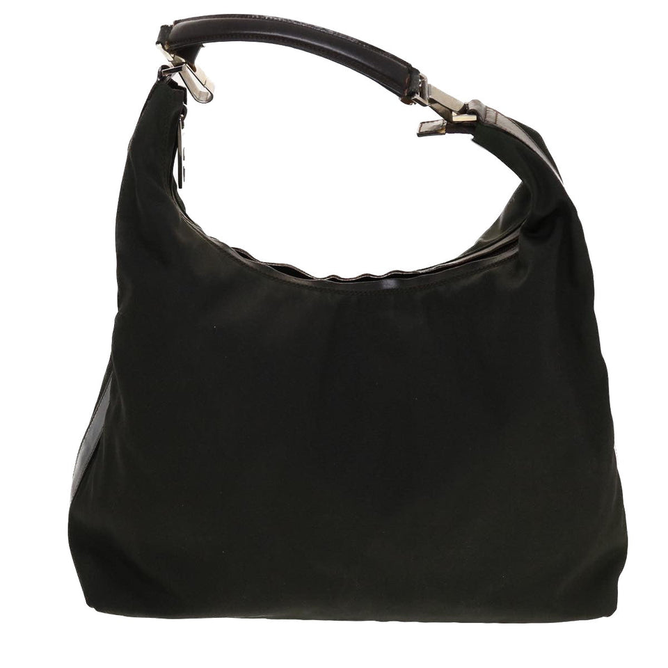 Gucci Shoulder Bag Canvas 2Set Black bs5295