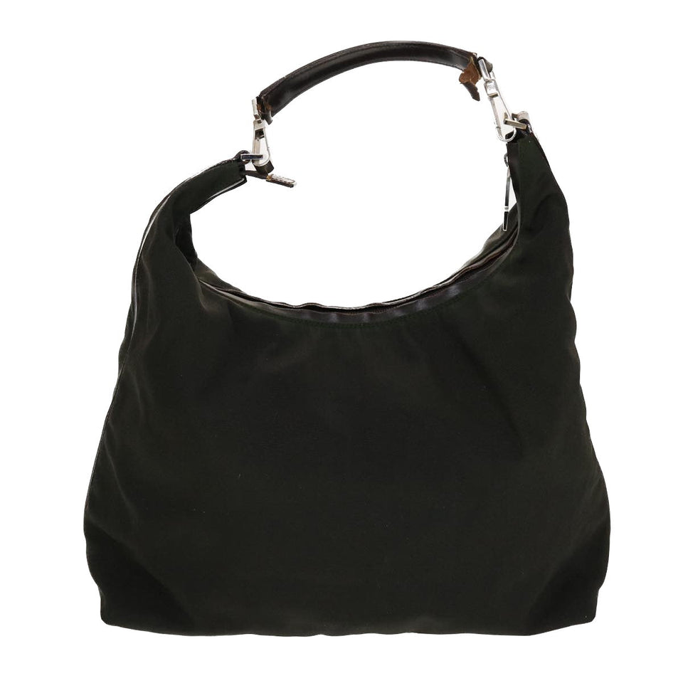 Gucci Shoulder Bag Canvas 2Set Black bs5295