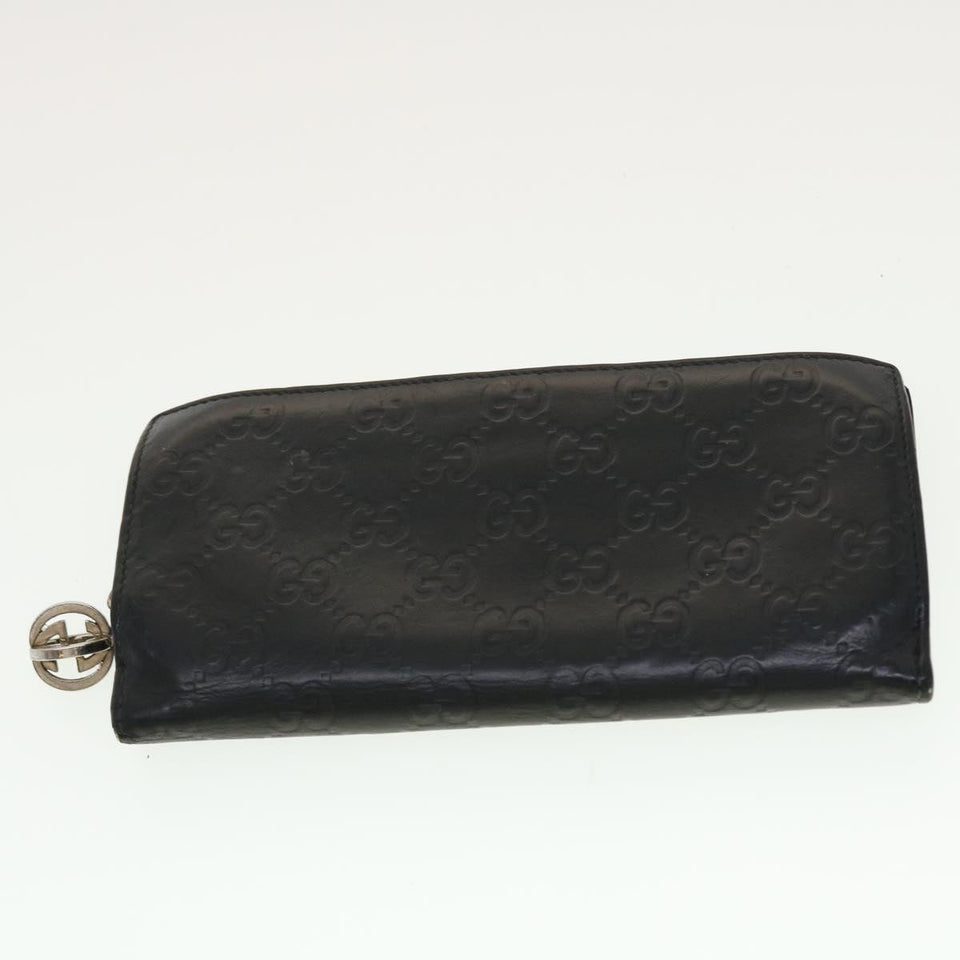 Gucci GG Canvas Wallet Leather 5Set Black Orange beige bs5373