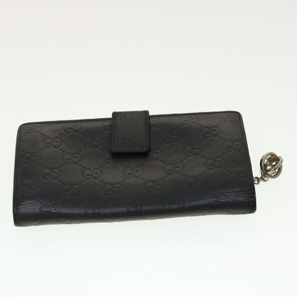 Gucci GG Canvas Wallet Leather 5Set Black Orange beige bs5373