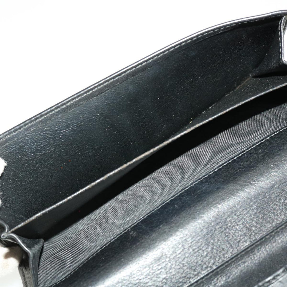 Gucci GG Canvas Wallet Leather 5Set Black Orange beige bs5373