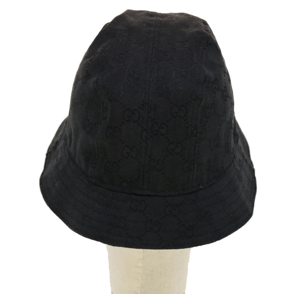 Gucci GG Canvas Hat L Black bs5383
