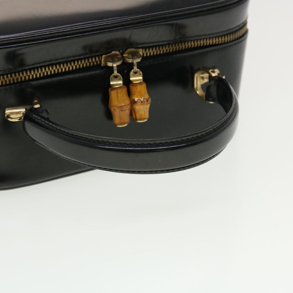 Gucci Hand Bag Patent leather Black 000-3270-032 bs5406