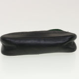 Gucci Web Sherry Line Accessory Pouch Canvas Black Red Green bs5425