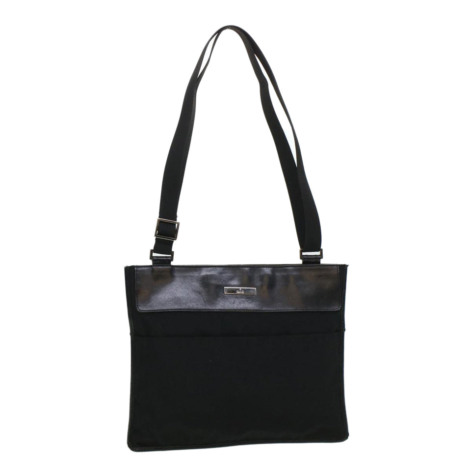 Gucci Shoulder Bag Nylon Black 01903542123 bs5511