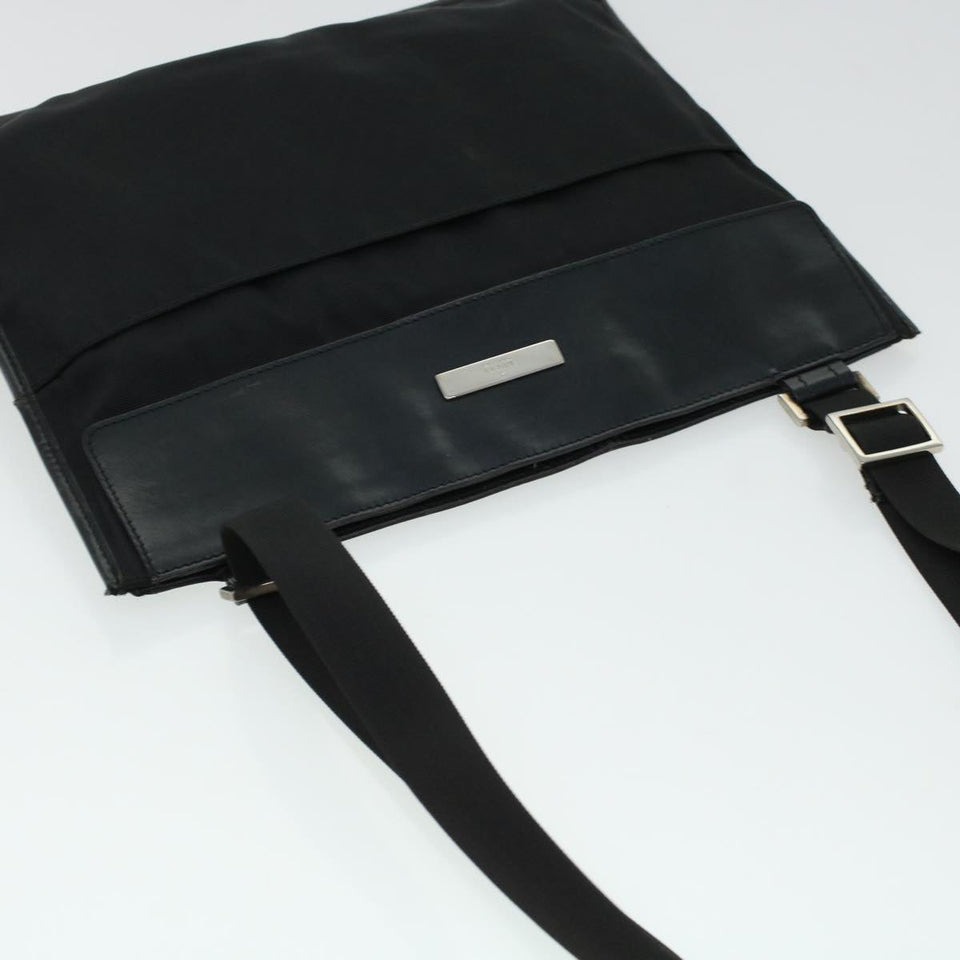 Gucci Shoulder Bag Nylon Black 01903542123 bs5511